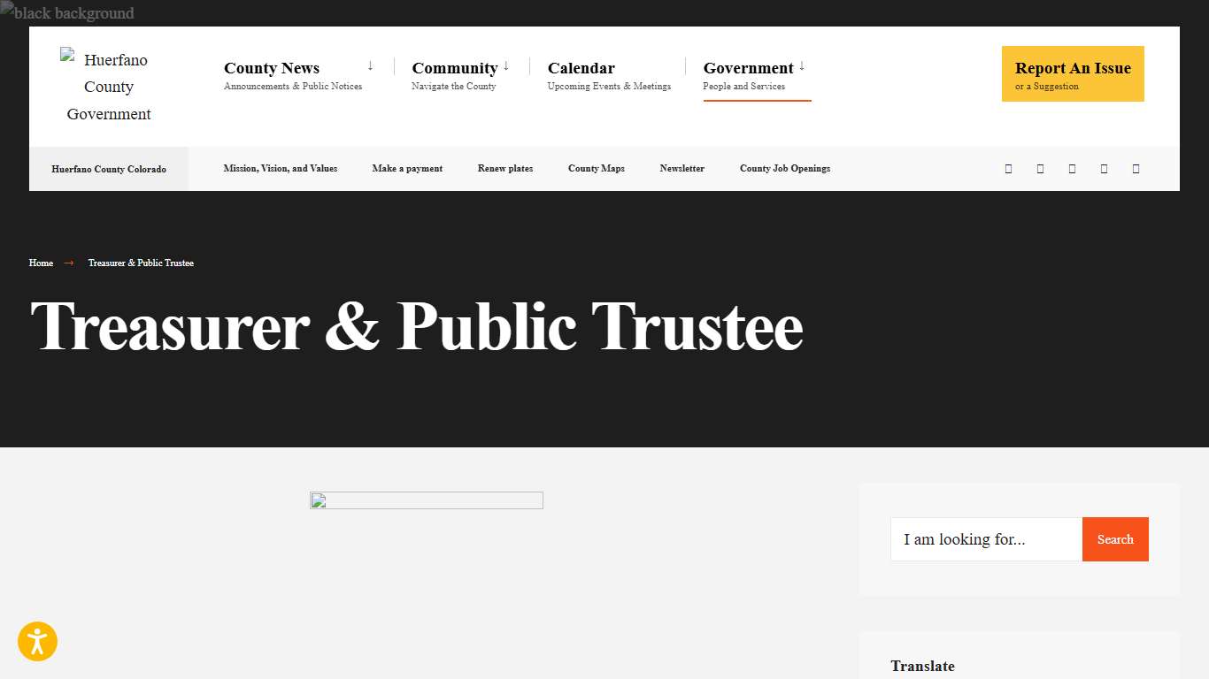 Treasurer & Public Trustee - Huerfano County Government